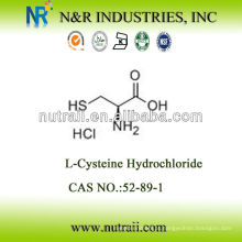 Fornecedor de aminoácidos confiável L-Cysteine ​​hydrochloride Anhydrous 52-89-1